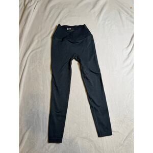 Pop flex Hourglass Crossover Sculpt Leggings Teal Blue Cropped size XS